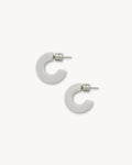 Muse Hoops in Light Grey