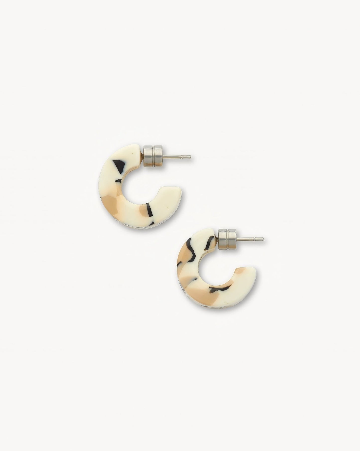 Muse Hoop Earrings in Terrazzo