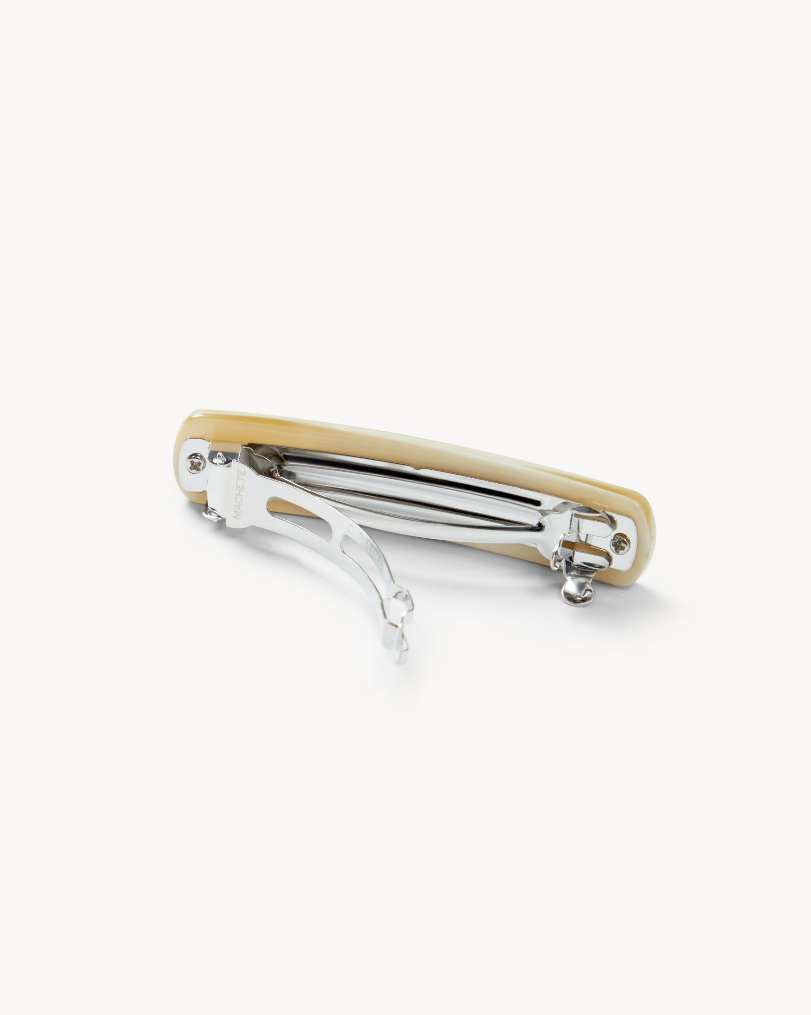 No. 3 Heirloom Barrette in Alabaster - MACHETE