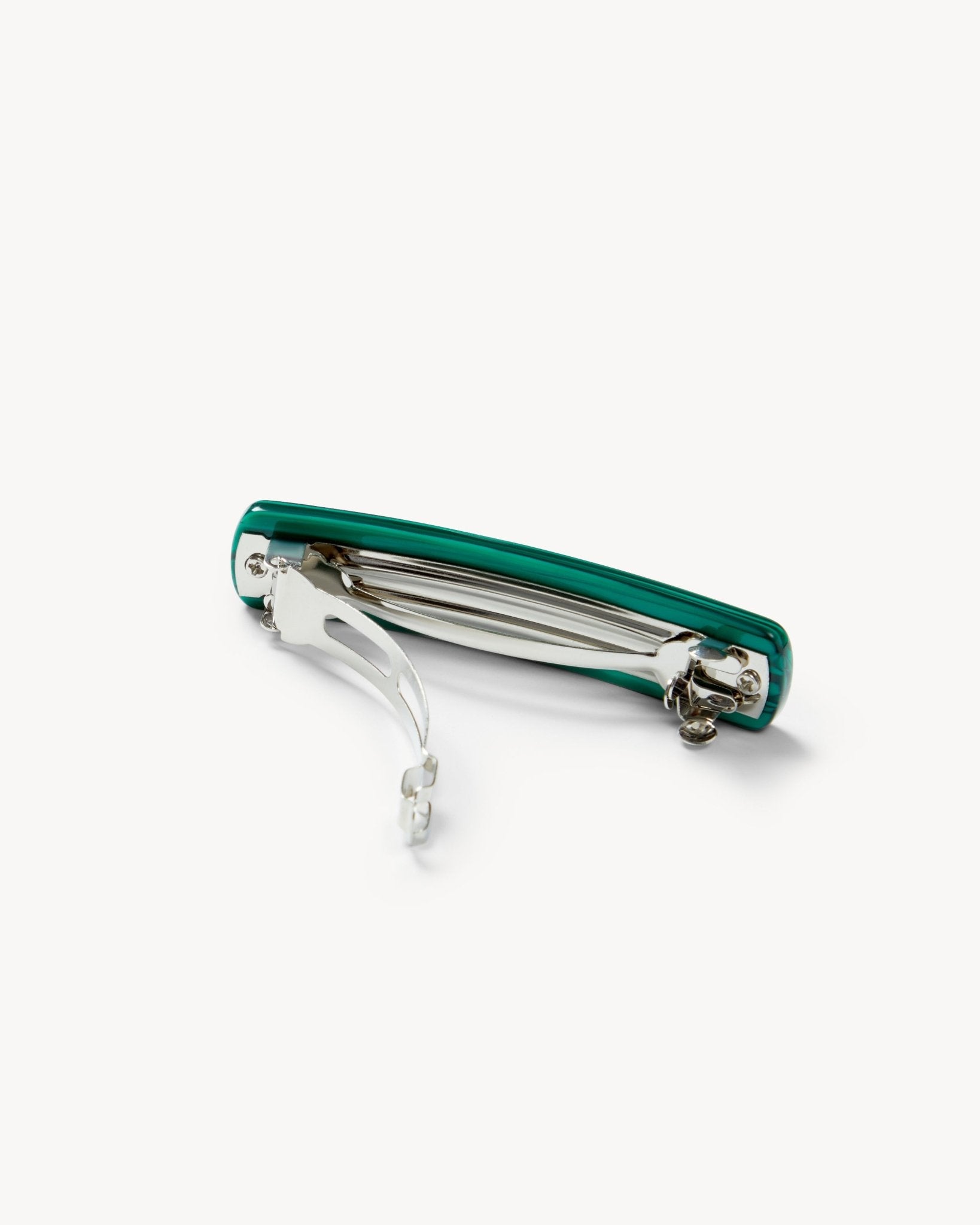 No. 3 Heirloom Barrette in Malachite - MACHETE