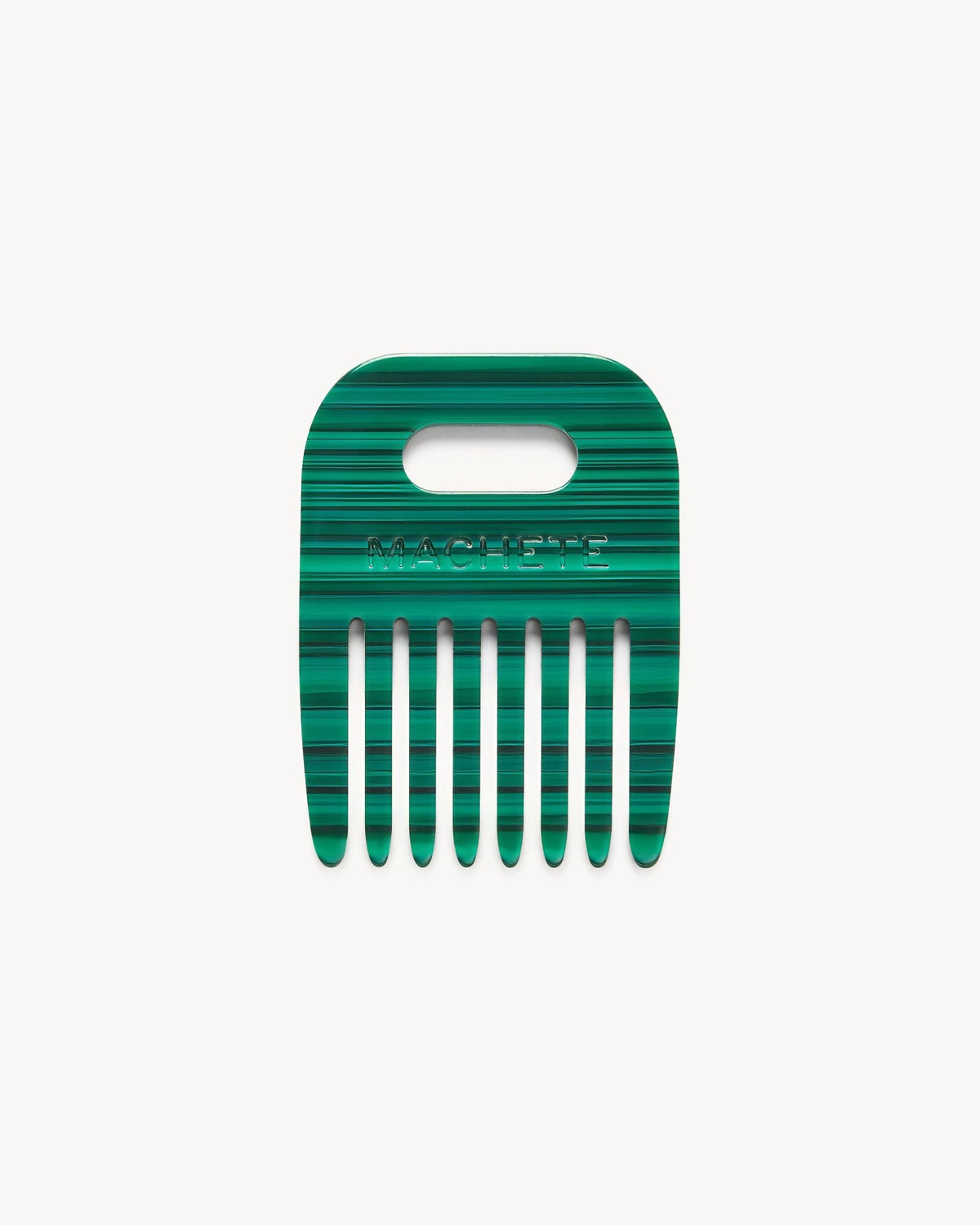 MACHETE No. 4 Comb in Malachite