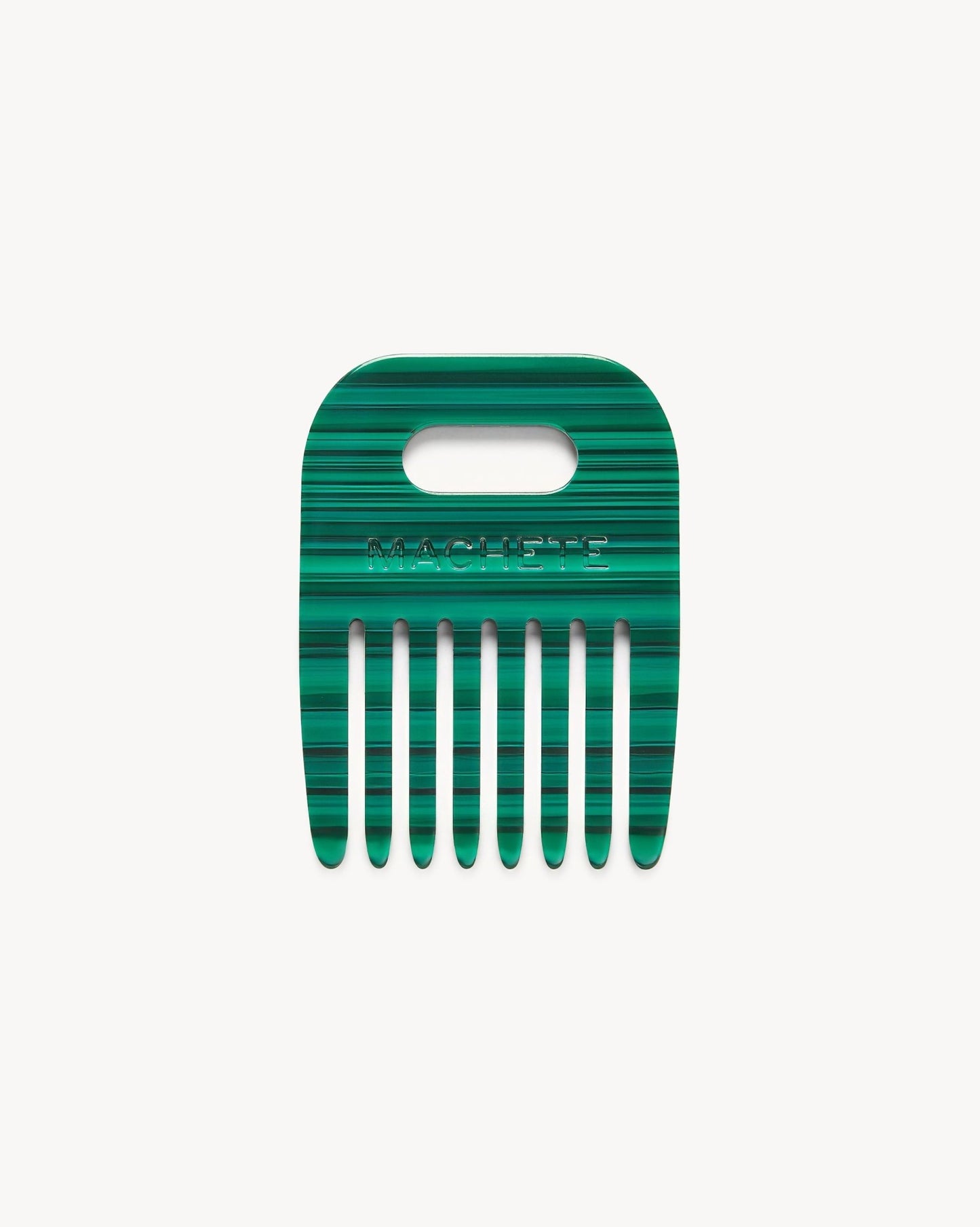 MACHETE No. 4 Comb in Malachite