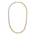Petite Coffee Bead Necklace in 3/4 Gold