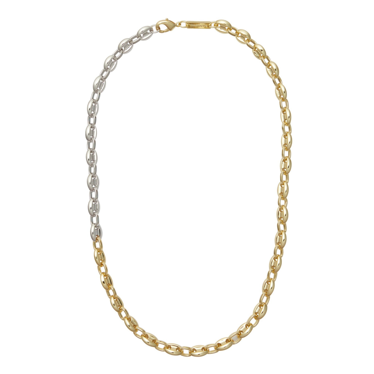 Petite Coffee Bead Necklace in 3/4 Gold