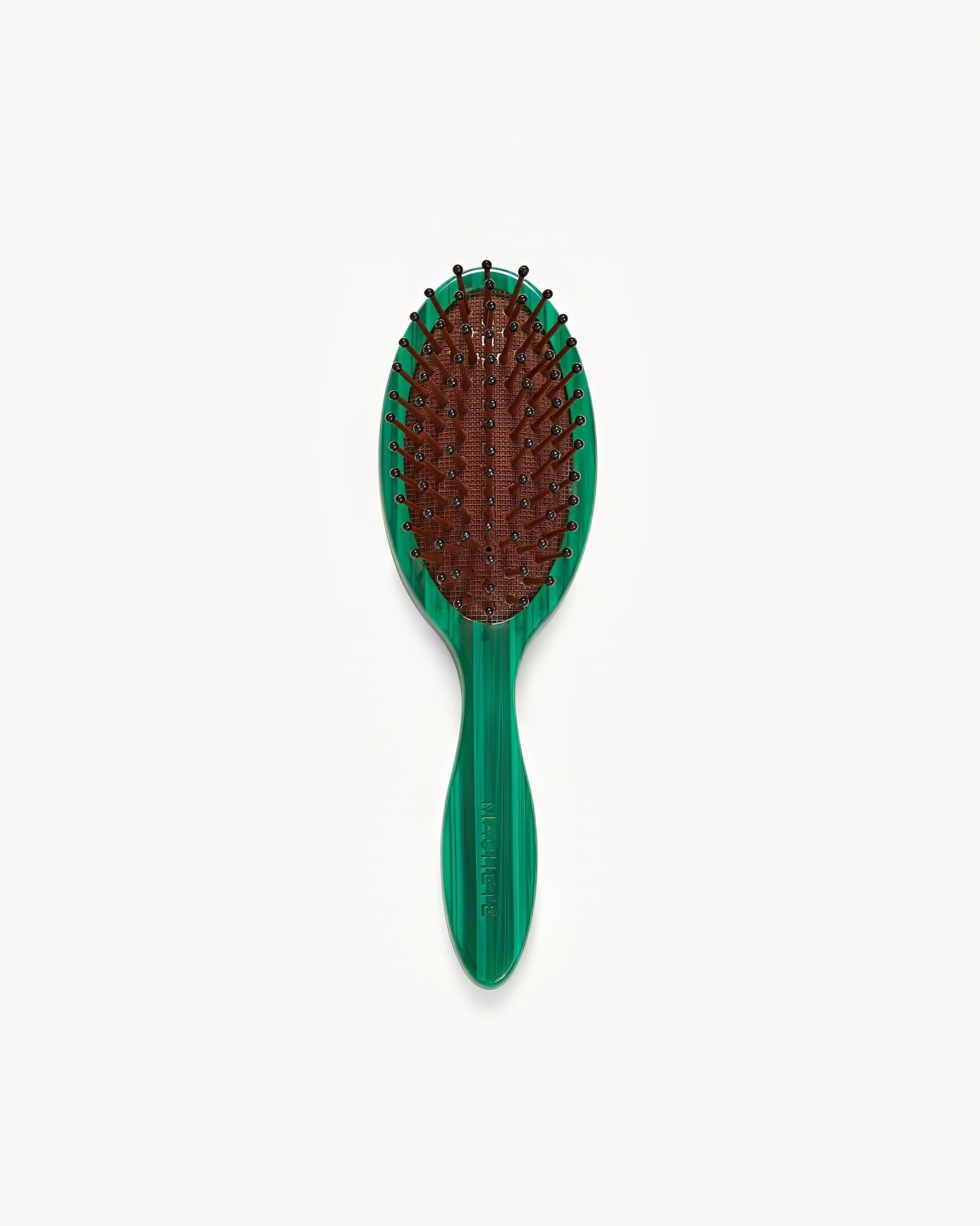 MACHETE Petite Travel Detangling Hair Brush in Malachite