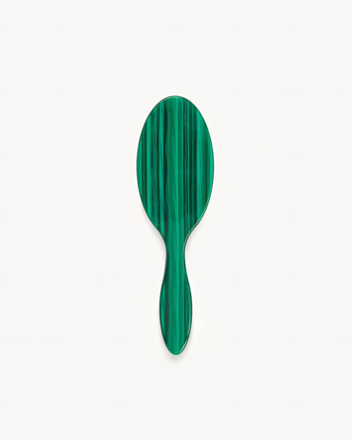 MACHETE Petite Travel Hair Brush in Malachite