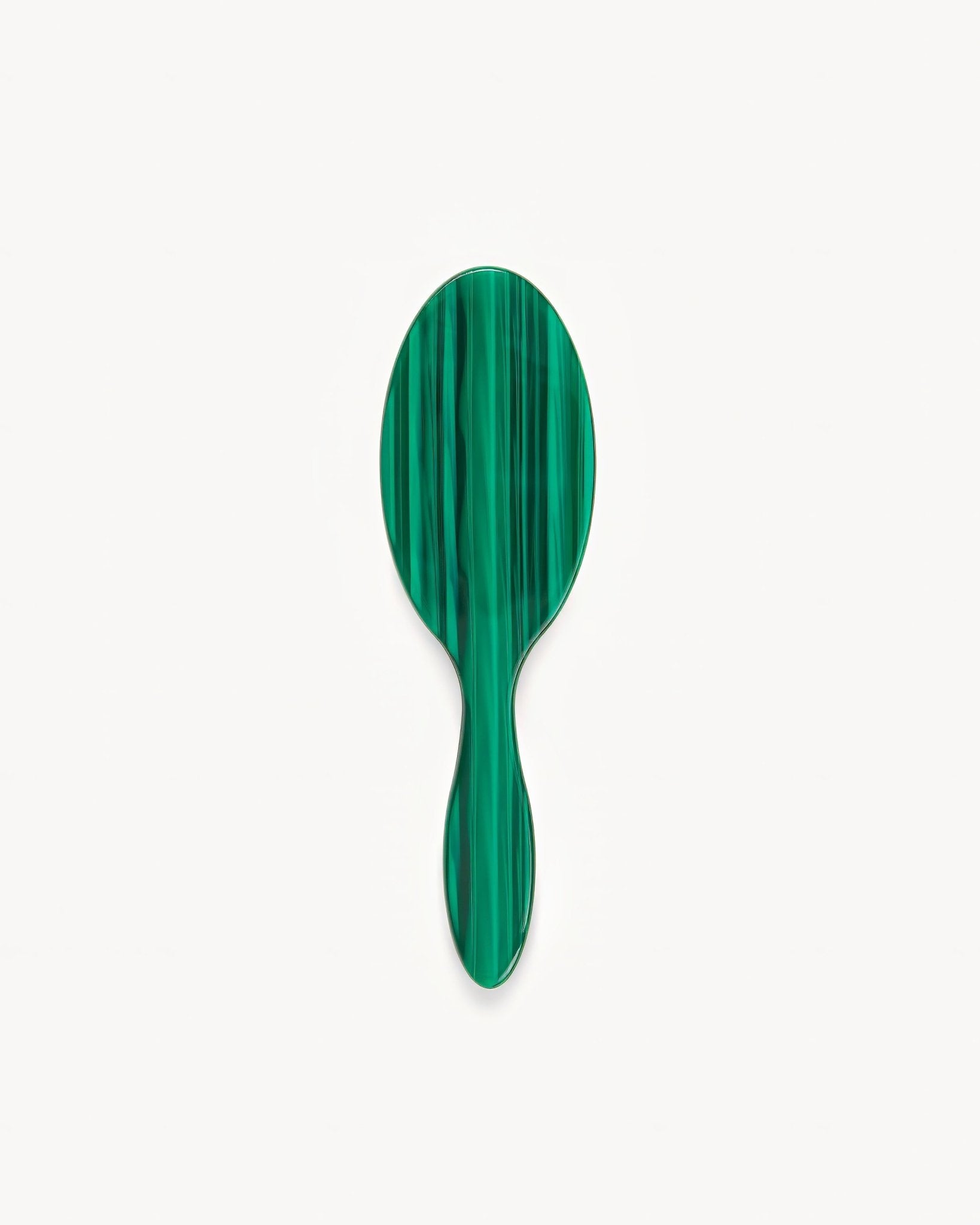 MACHETE Petite Travel Hair Brush in Malachite