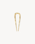 Petite Wavy French Hair Pin in Gold