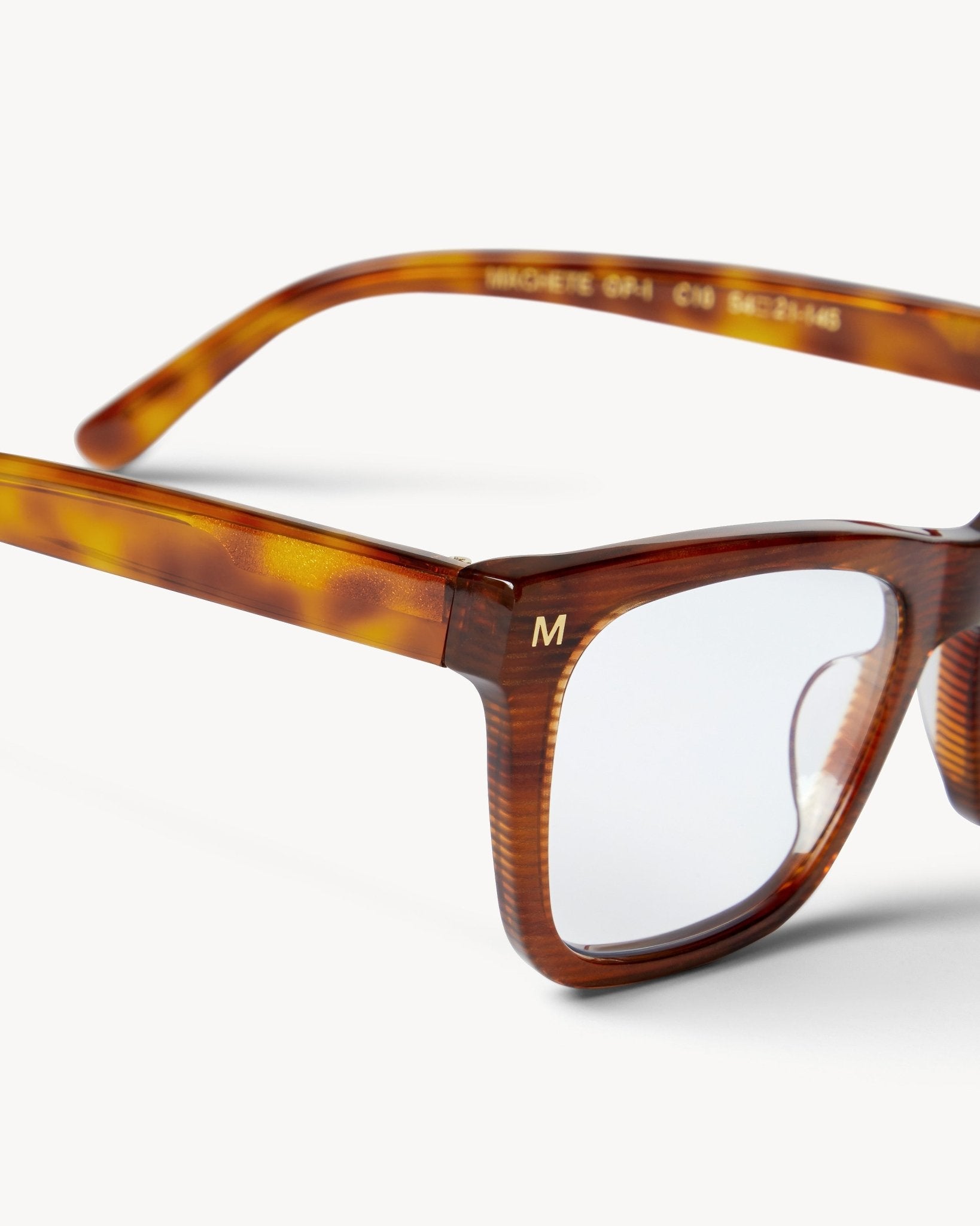 MACHETE Glasses in Dark Tortoise Stripe