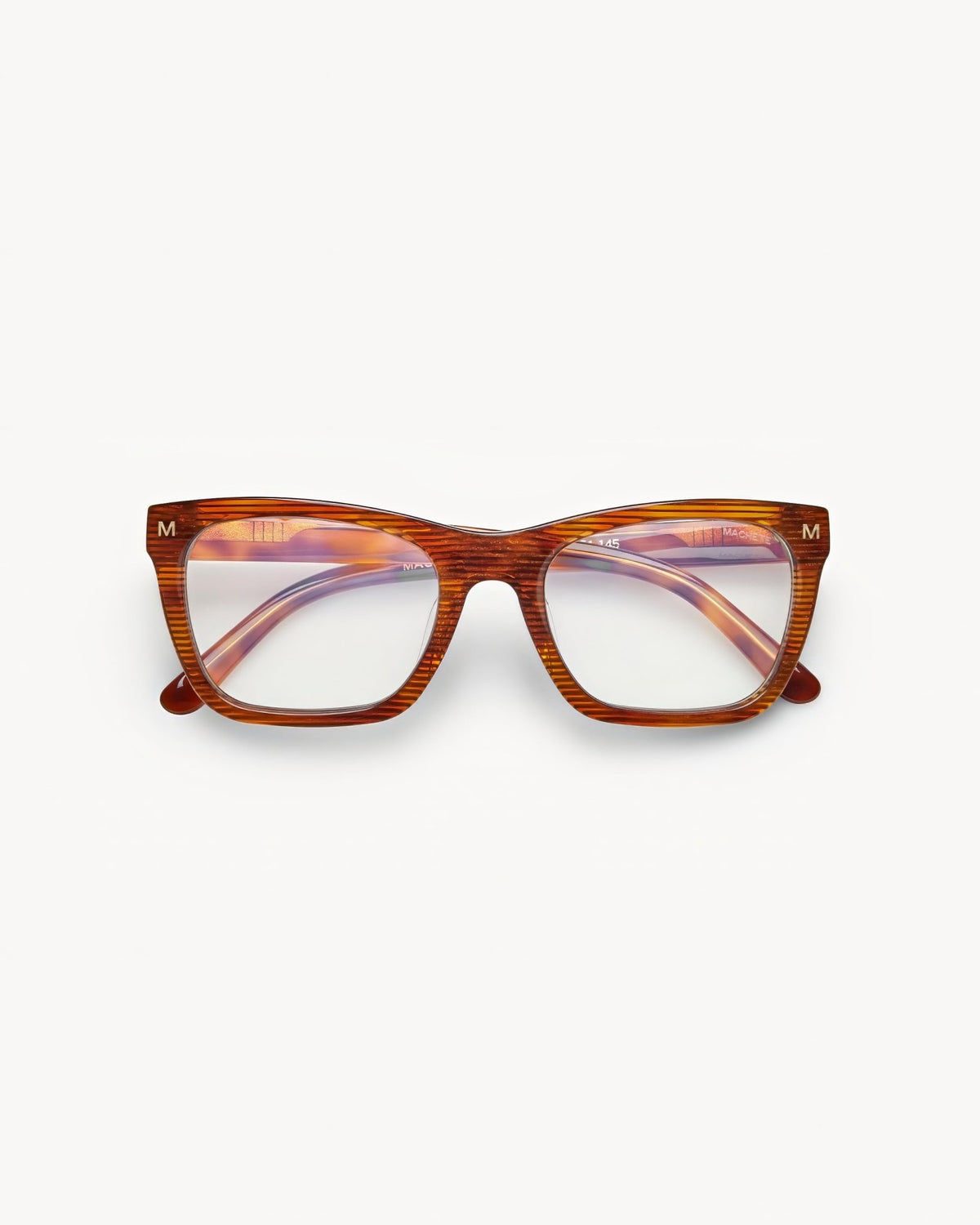 MACHETE Glasses in Dark Tortoise Stripe