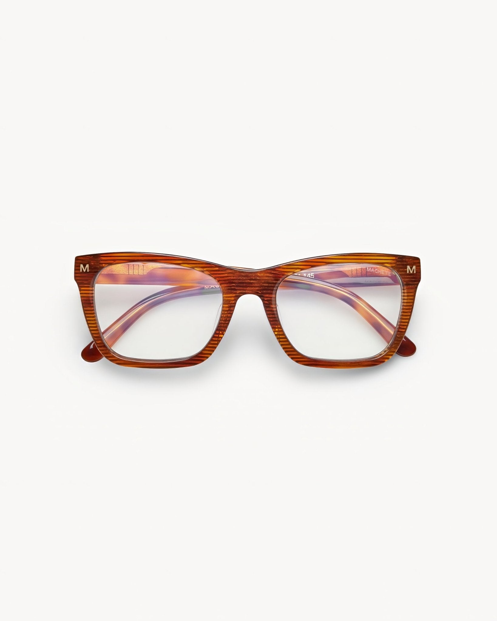 MACHETE Glasses in Dark Tortoise Stripe