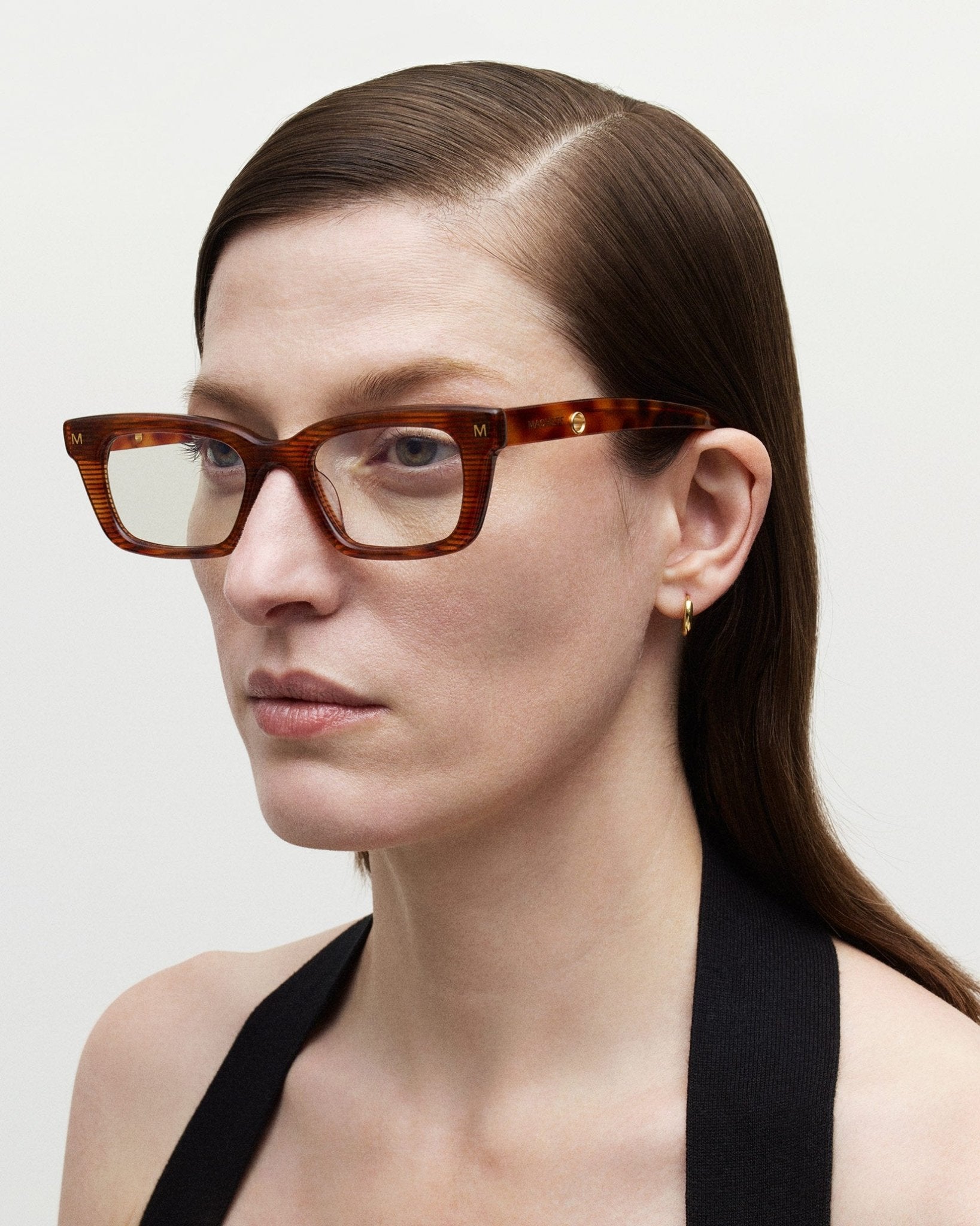 Ruby Blue Light Filtering Glasses in Dark Tortoise Stripe