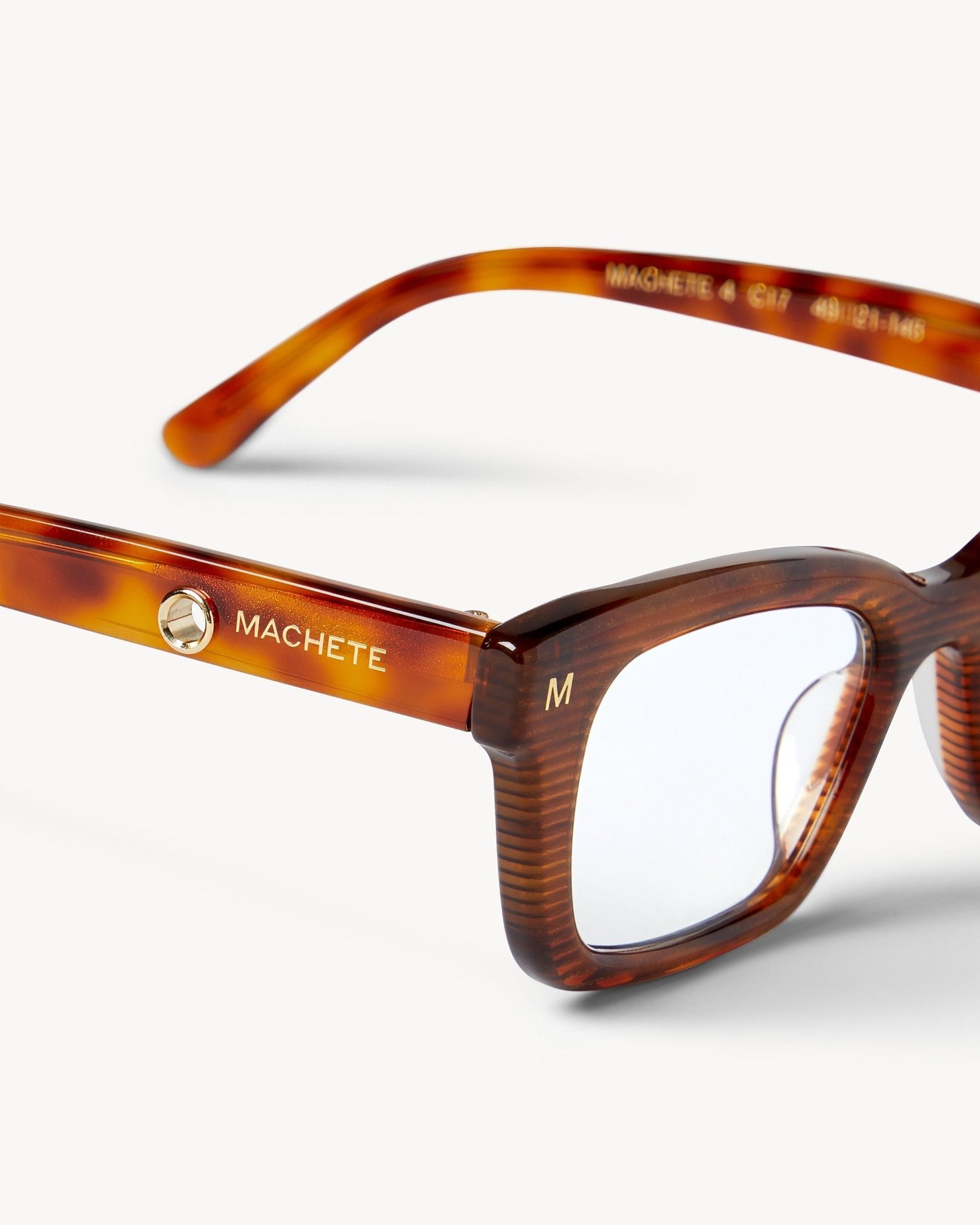 Ruby Blue Light Filtering Glasses in Dark Tortoise Stripe