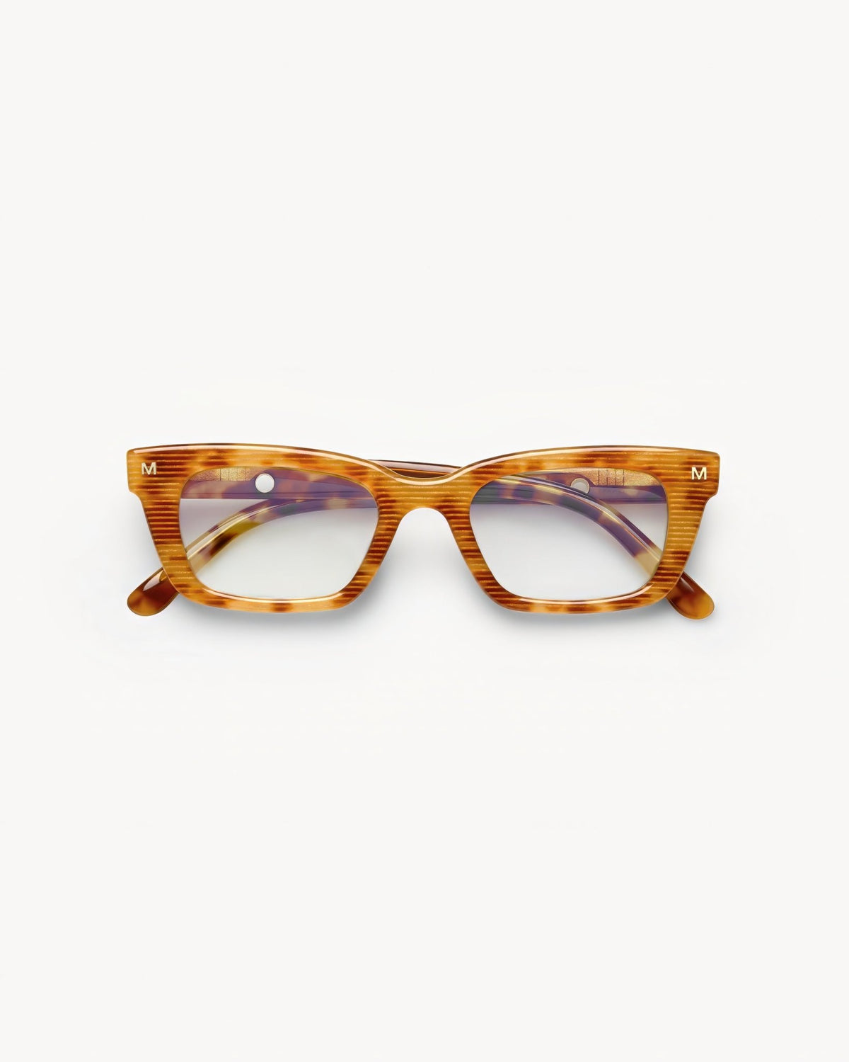 Ruby Blue Light Filtering Glasses in  Light Tortoise Stripe