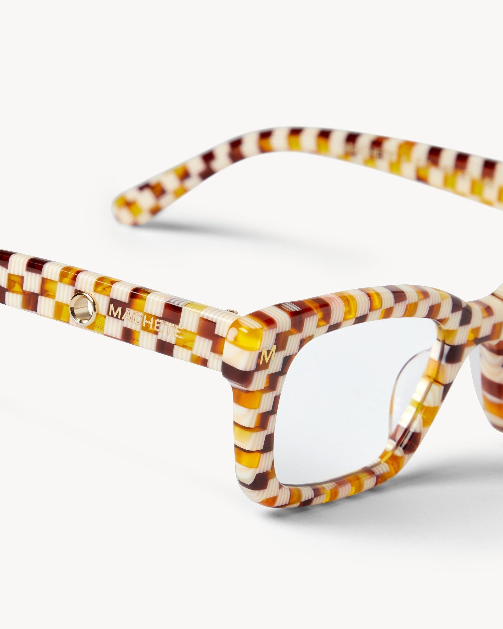 Ruby Blue Light Filtering Glasses in Tortoise Checker