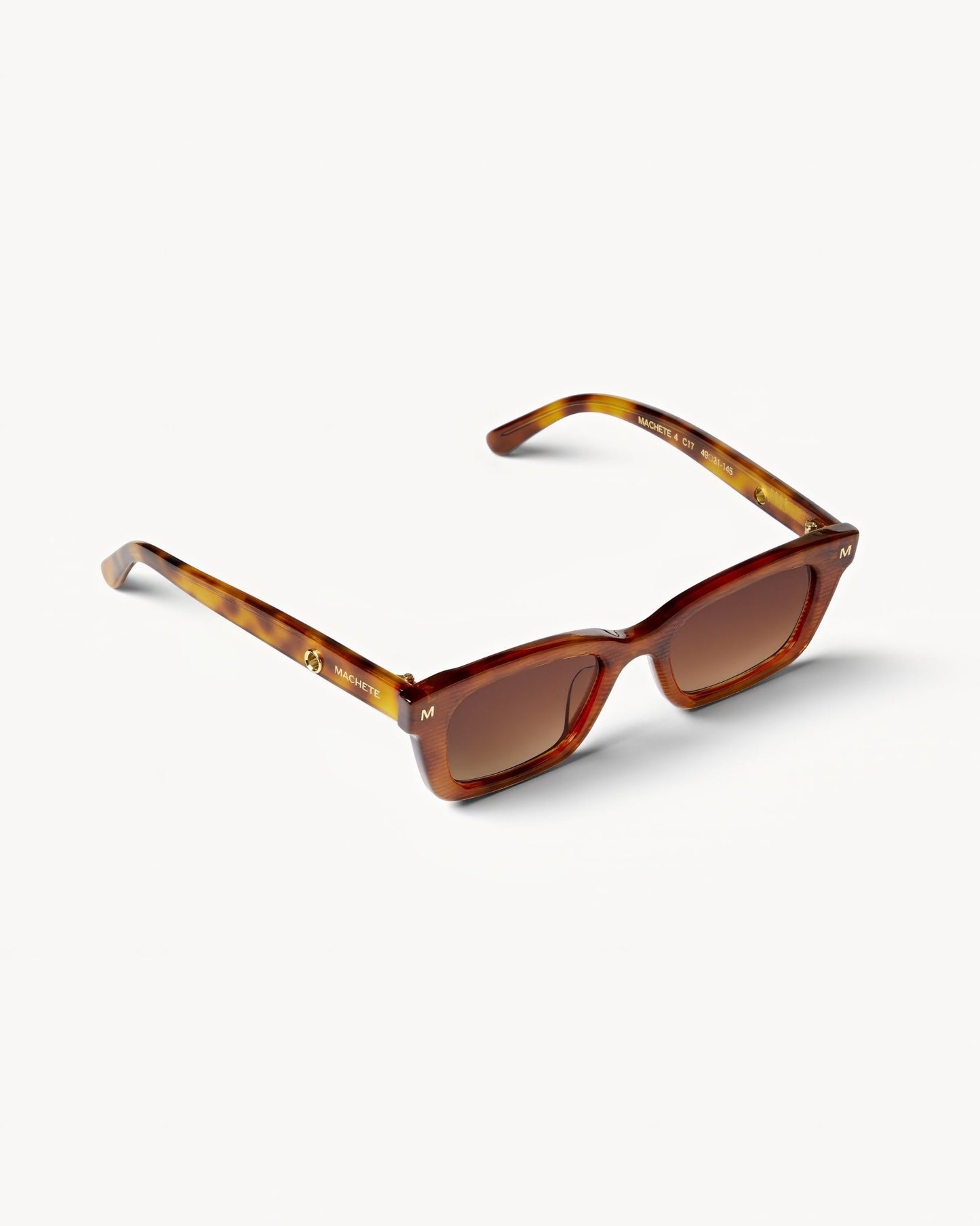 MACHETE Ruby Sunglasses in Dark Tortoise Stripe