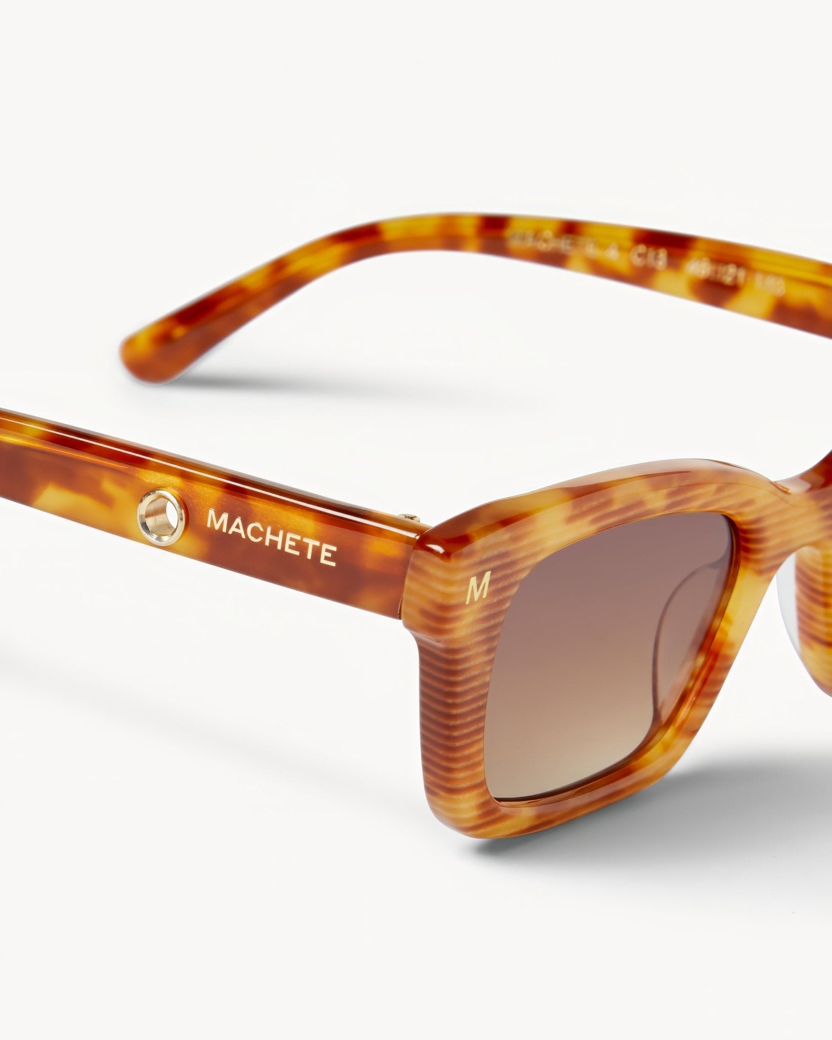 MACHETE Ruby Sunglasses in Light Tortoise Stripe