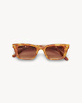 Ruby Sunglasses in Light Tortoise Stripe