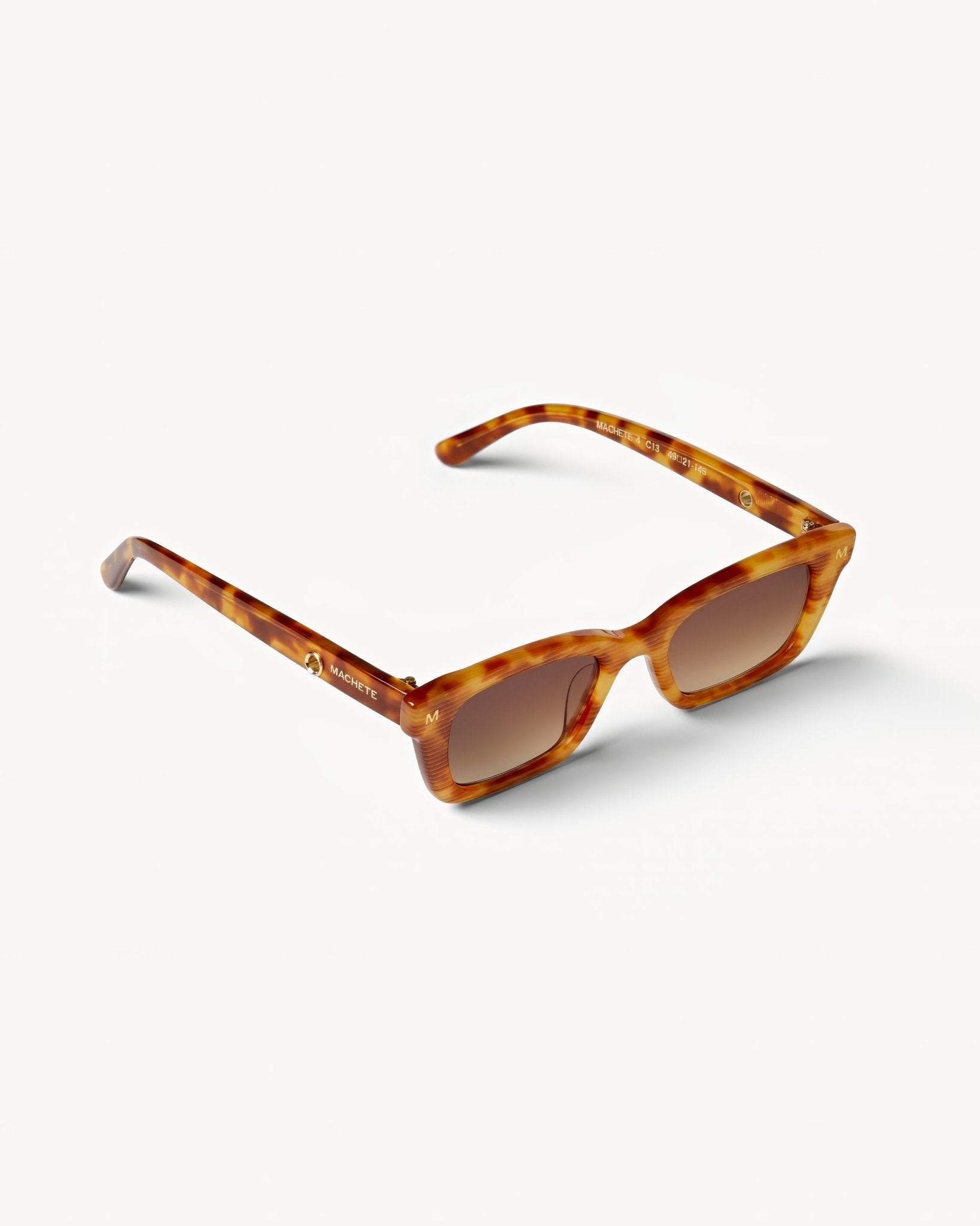 MACHETE Ruby Sunglasses in Light Tortoise Stripe