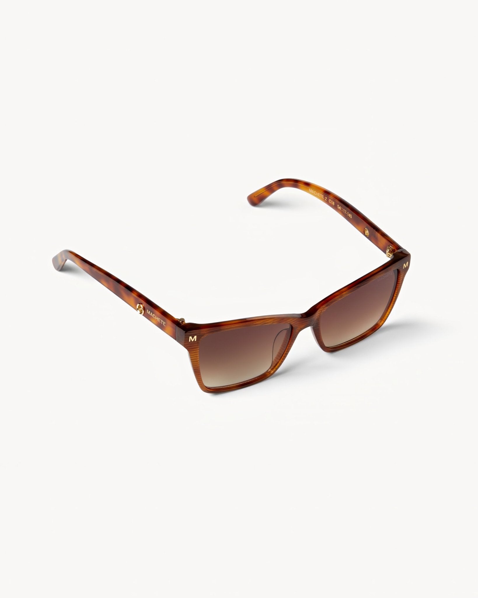 MACHETE Sally Sunglasses in Dark Tortoise Stripe