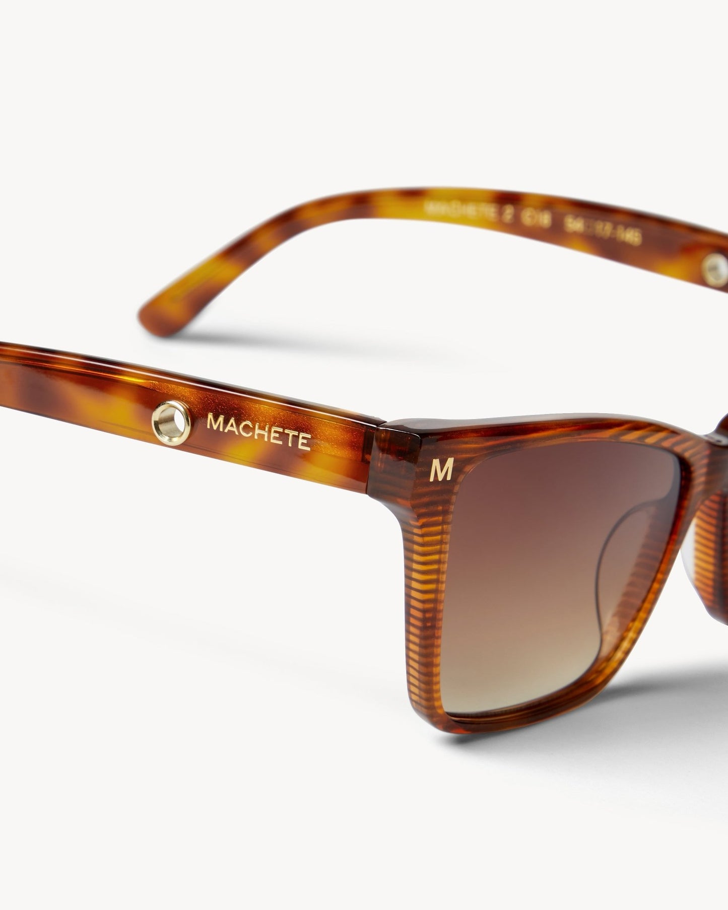 MACHETE Sally Sunglasses in Dark Tortoise Stripe