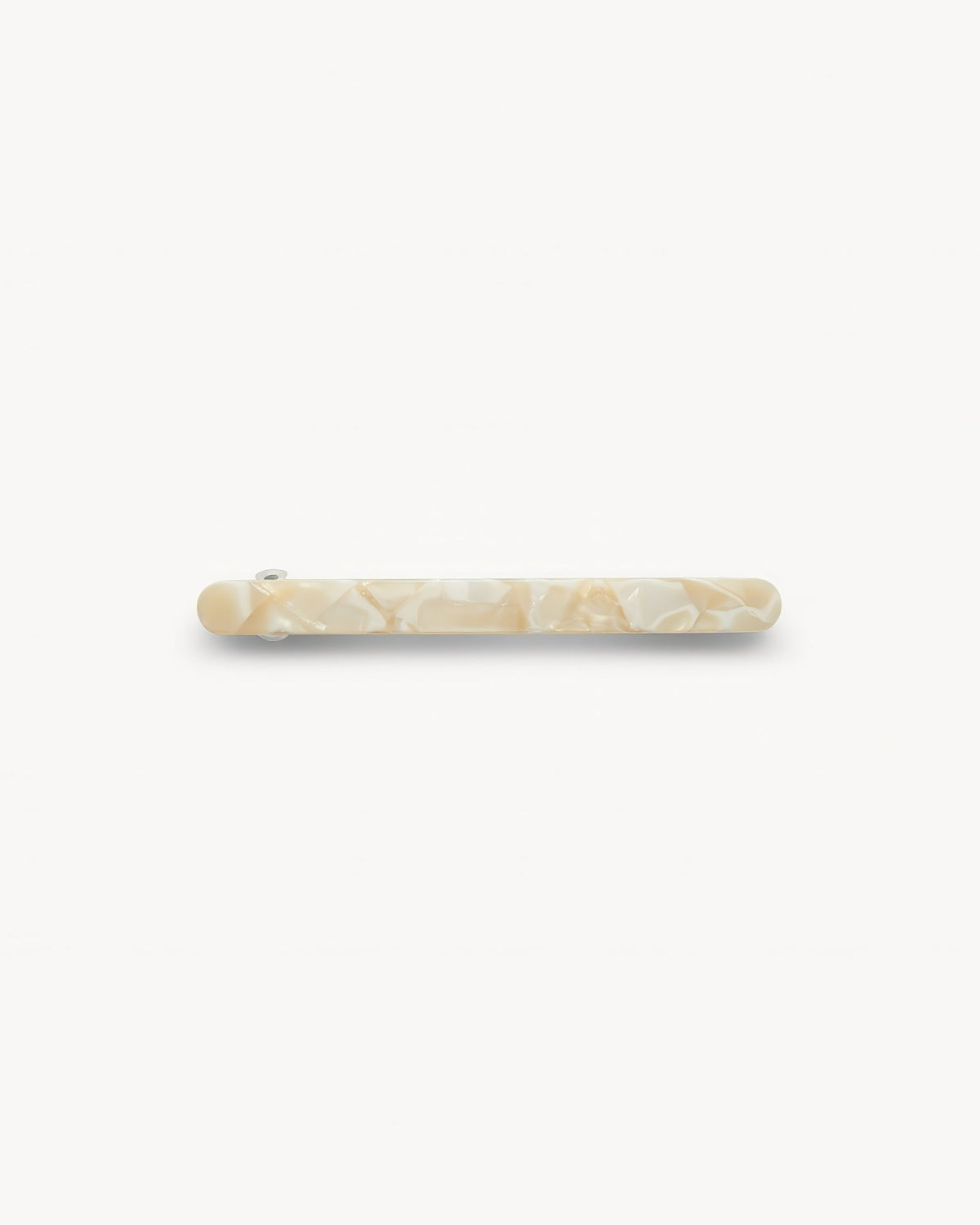 Slim Paris Barrette in Ivory