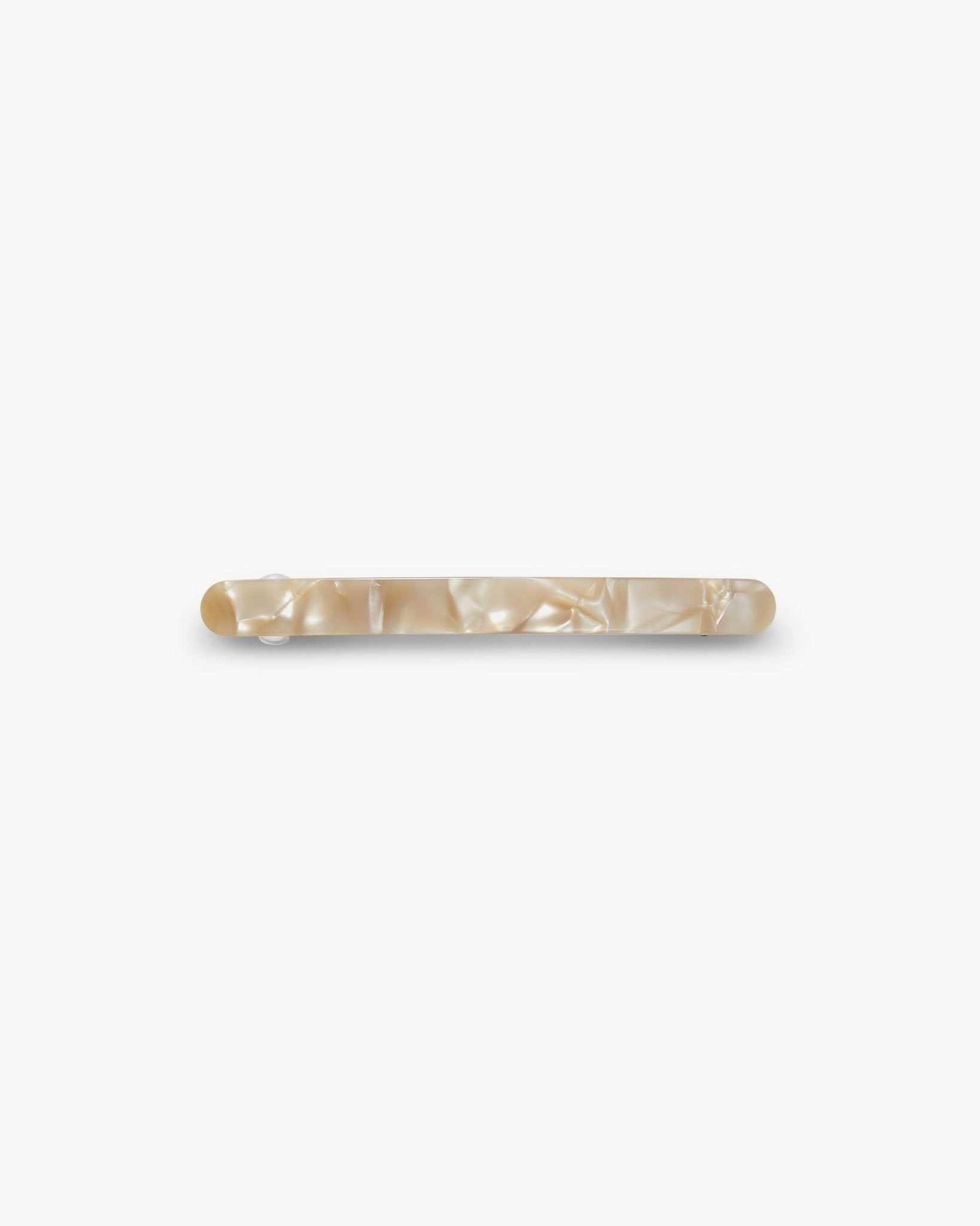 Slim Paris Barrette in Sand Shell - MACHETE