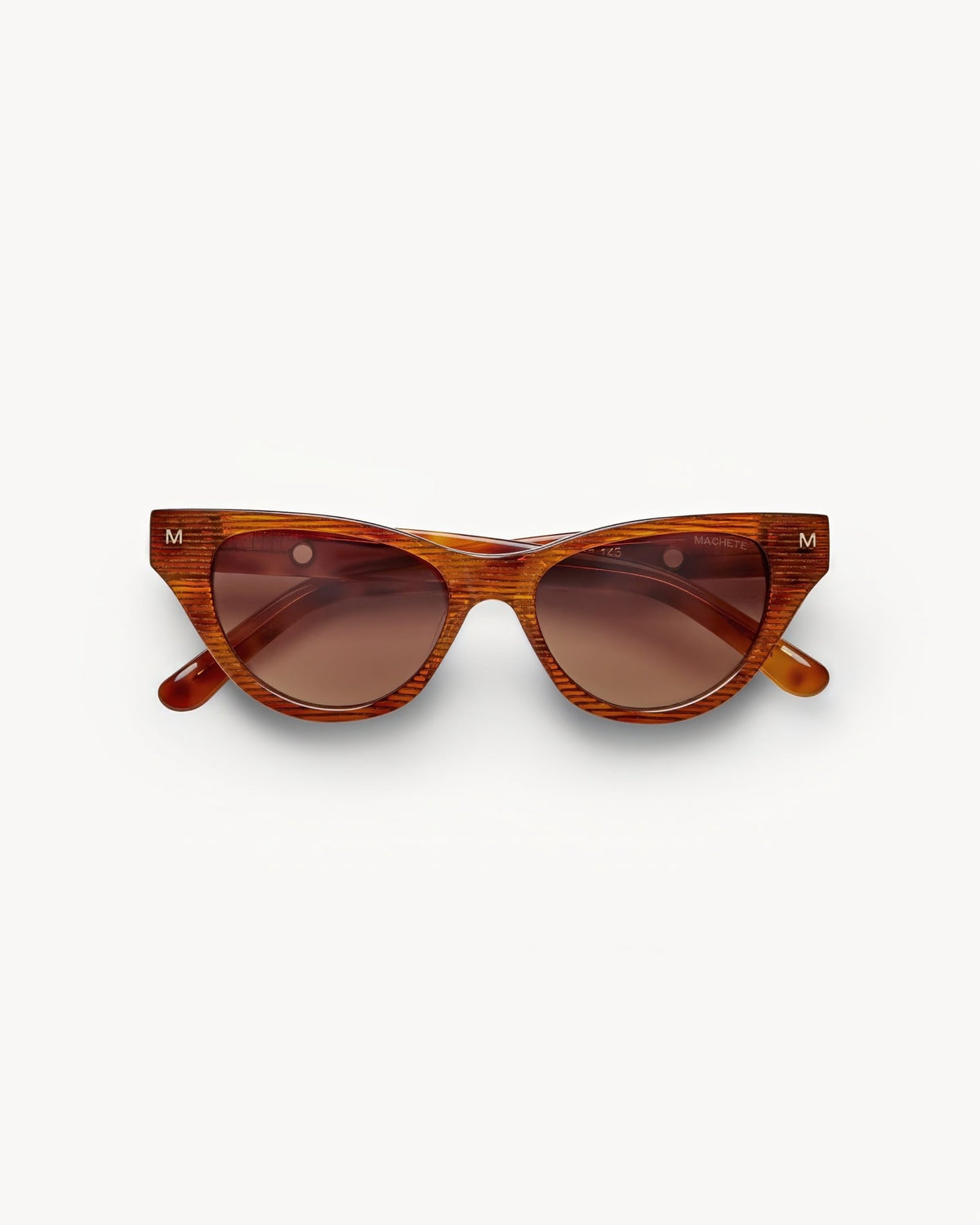 MACHETE Suzy Sunglasses in Dark Tortoise Stripe