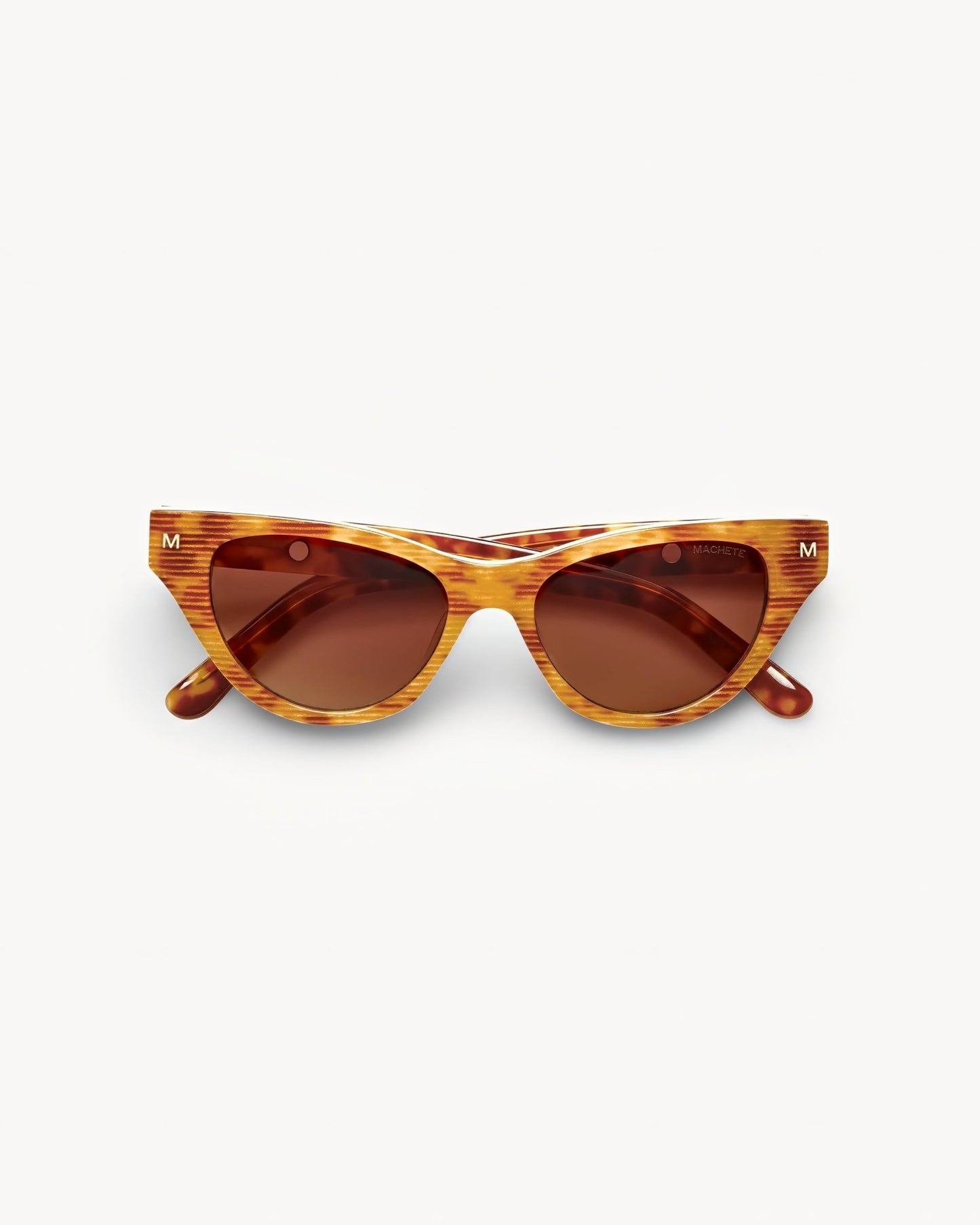 MACHETE Suzy Sunglasses in Light Tortoise Stripe