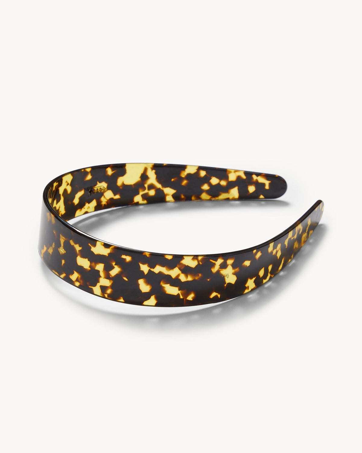 Wide Headband in Dark Tortoise - MACHETE